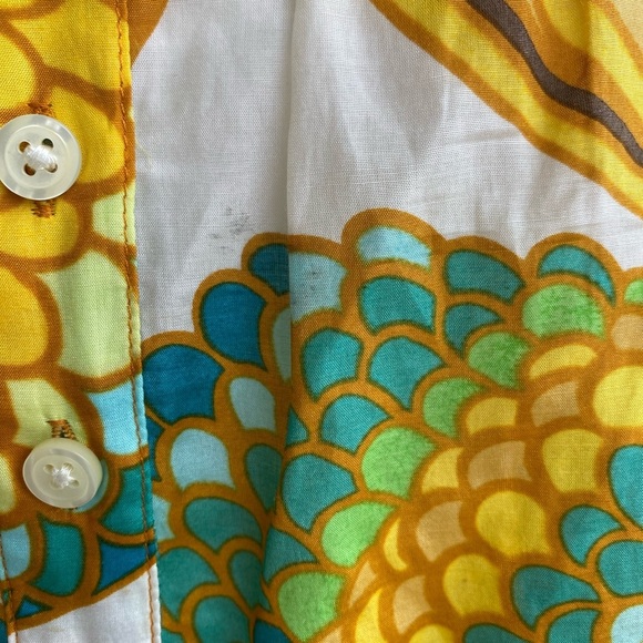 Banana Republic Trina Turk Collection Tropical Print Silk Top - Picture 3 of 7